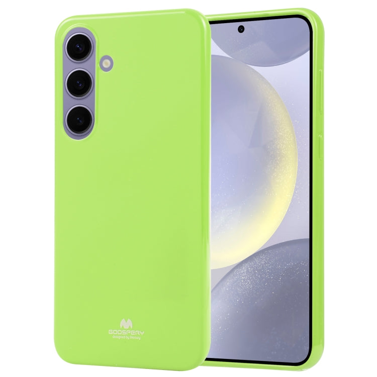 For Samsung Galaxy S24+ 5G GOOSPERY PEARL JELLY Shockproof TPU Phone Case(Fluorescent Green) - Galaxy S24+ 5G Cases by GOOSPERY | Online Shopping South Africa | PMC Jewellery | Buy Now Pay Later Mobicred