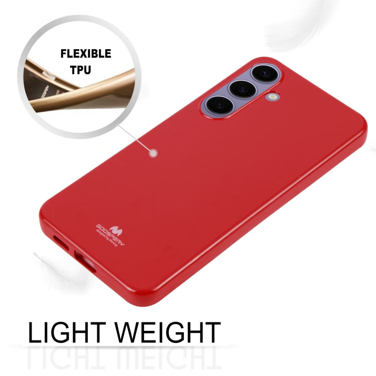 For Samsung Galaxy S24+ 5G GOOSPERY PEARL JELLY Shockproof TPU Phone Case(Red) - Galaxy S24+ 5G Cases by GOOSPERY | Online Shopping South Africa | PMC Jewellery | Buy Now Pay Later Mobicred