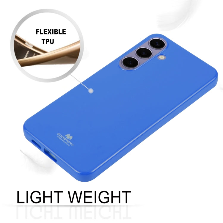 For Samsung Galaxy S24 5G GOOSPERY PEARL JELLY Shockproof TPU Phone Case(Blue) - Galaxy S24 5G Cases by GOOSPERY | Online Shopping South Africa | PMC Jewellery | Buy Now Pay Later Mobicred