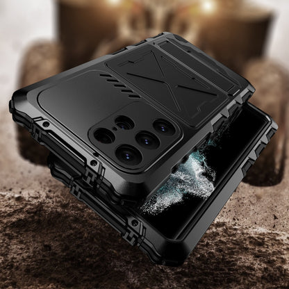 For Samsung Galaxy S24 Ultra 5G R-JUST Life Waterproof Dustproof Shockproof Phone Case(Black) - Galaxy S24 Ultra 5G Cases by R-JUST | Online Shopping South Africa | PMC Jewellery | Buy Now Pay Later Mobicred