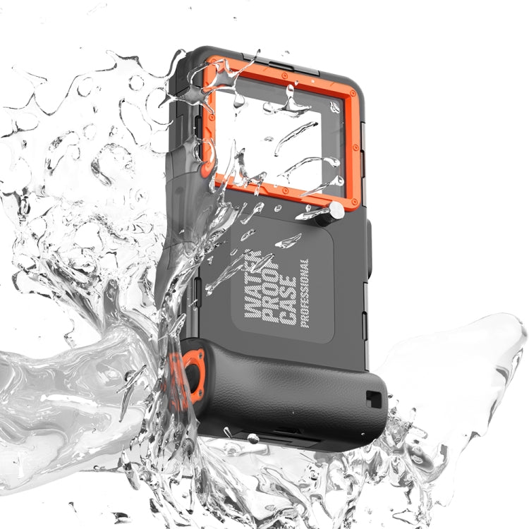 Diving Shell Gen2 Upgrade IP68 Waterproof Phone Case(Black Orange) - free shipping - PMC TechLife - Order now!