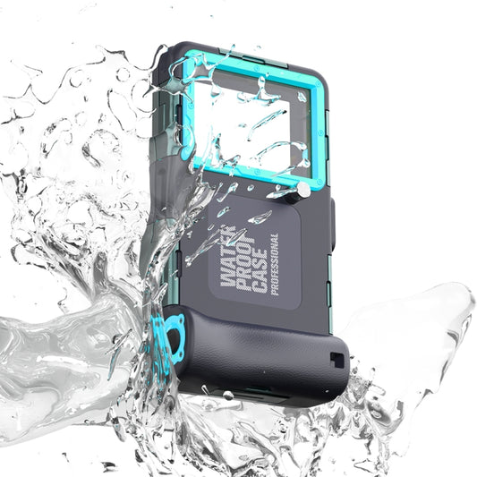 Diving Shell Gen2 Upgrade IP68 Waterproof Phone Case(Black Blue) - Waterproof Bag by PMC Jewellery | Online Shopping South Africa | PMC Jewellery | Buy Now Pay Later Mobicred