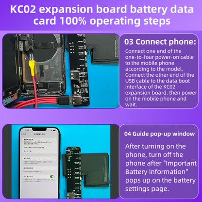 i2C KC02 Battery Data Repair Expansion Board Modifying Battery Efficiency for iPhone 11-15 Pro Max - Test Tools by PMC Jewellery | Online Shopping South Africa | PMC Jewellery