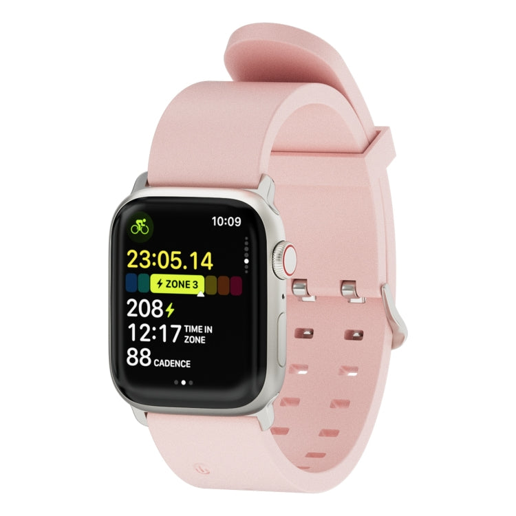 For Apple Watch 42mm Luminous Colorful Light Silicone Watch Band(Pink) - Watch Bands by PMC Jewellery | Online Shopping South Africa | PMC Jewellery