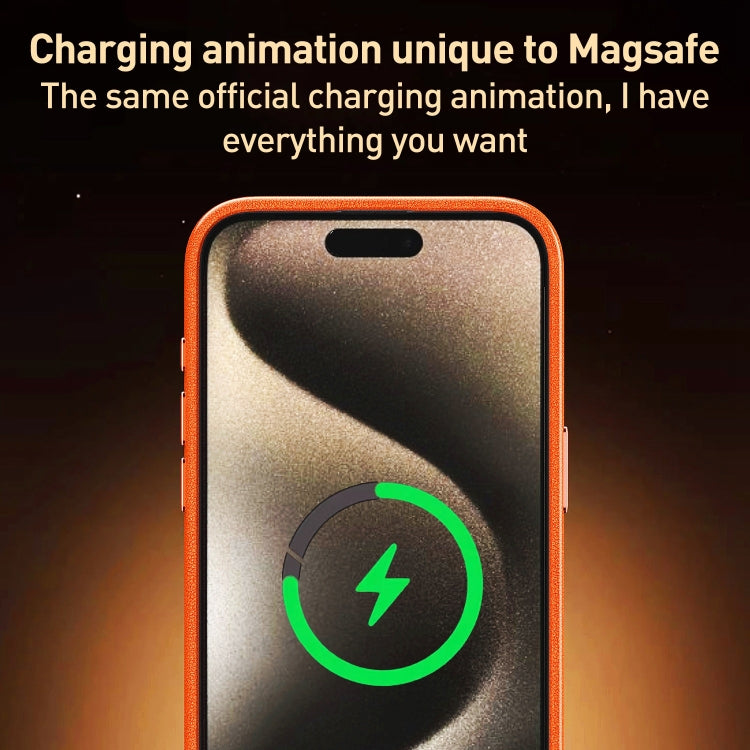 For iPhone 15 Pro Max Metal Lens Frame Leather Full Coverage Shockproof Phone Case(Blue) - iPhone 15 Pro Max Cases by PMC TechLife | Online Shopping South Africa | PMC TechLife