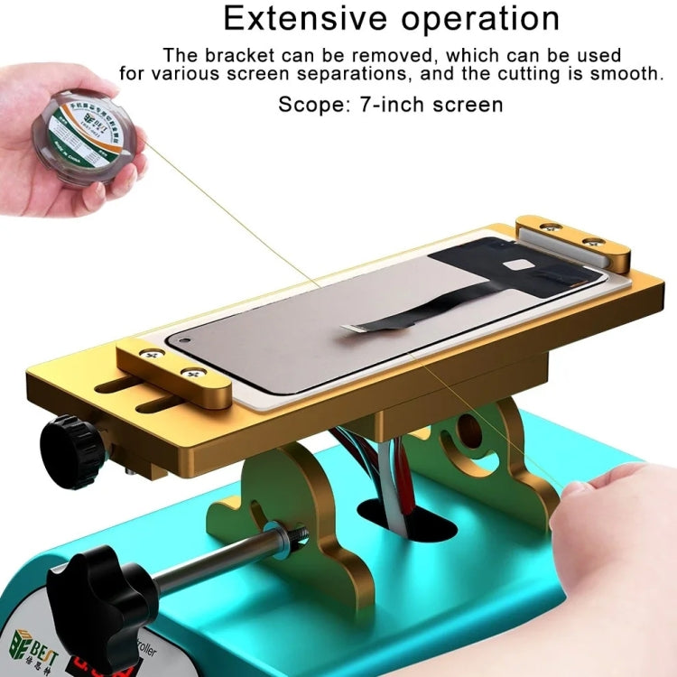 BEST B-918B 7 inch Multi-function Mobile Phone Screen Rotary Separator, EU Plug - Separation Equipment by BEST | Online Shopping South Africa | PMC Jewellery