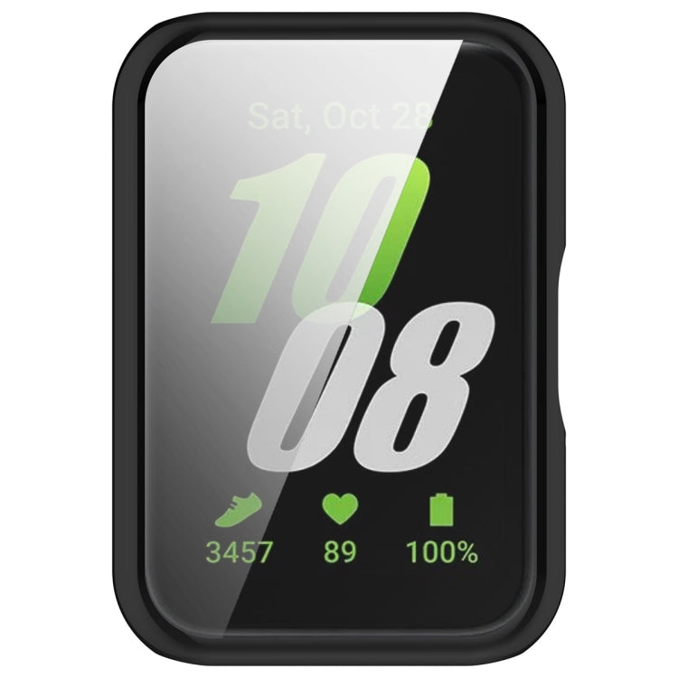 For Samsung Galaxy Fit 3 Full Coverage TPU Electroplated Watch Protective Case(Black) - Watch Cases by PMC TechLife | Online Shopping South Africa | PMC TechLife | Buy Now Pay Later Mobicred