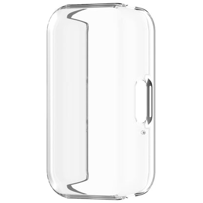 For Samsung Galaxy Fit 3 Full Coverage TPU Electroplated Watch Protective Case(Transparent White) - Watch Cases by PMC Jewellery | Online Shopping South Africa | PMC Jewellery