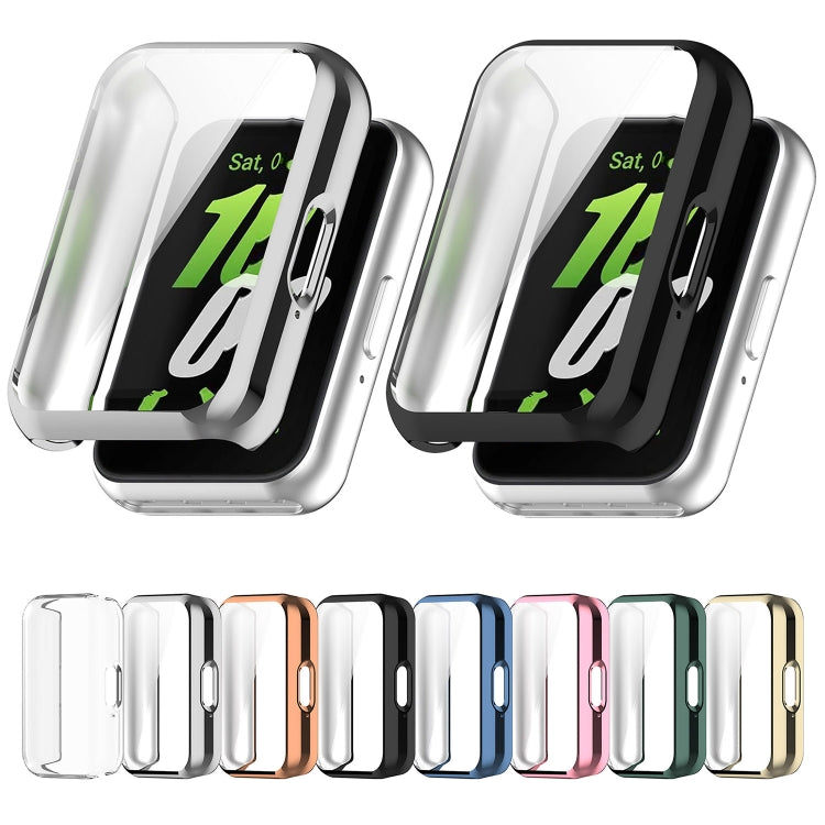 For Samsung Galaxy Fit 3 Full Coverage TPU Electroplated Watch Protective Case(Rose Gold) - Watch Cases by PMC TechLife | Online Shopping South Africa | PMC TechLife