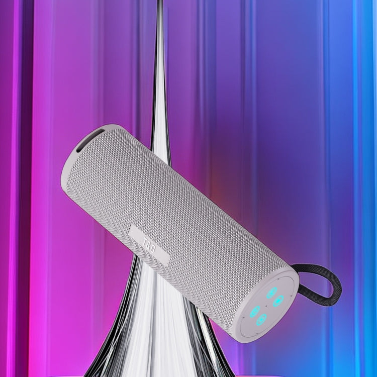 T&G TG-421 RGB BT Outdoor Waterproof Speakers(Silver) - Desktop Speaker by T&G | Online Shopping South Africa | PMC Jewellery | Buy Now Pay Later Mobicred