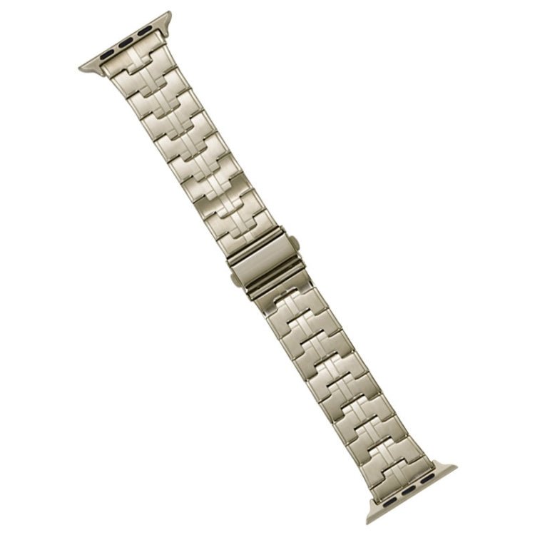 For Apple Watch Series 8 41mm Stainless Steel Watch Band(Titanium) - free shipping - PMC TechLife - Order now!