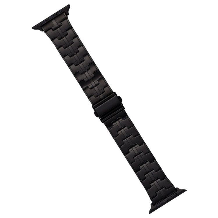 For Apple Watch 38mm Stainless Steel Watch Band(Black) - free shipping - PMC TechLife - Order now!