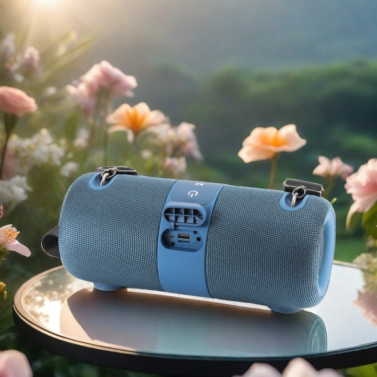 T&G TG-672 Outdoor Portable Subwoofer Bluetooth Speaker Support TF Card(Blue) - Desktop Speaker by T&G | Online Shopping South Africa | PMC Jewellery | Buy Now Pay Later Mobicred