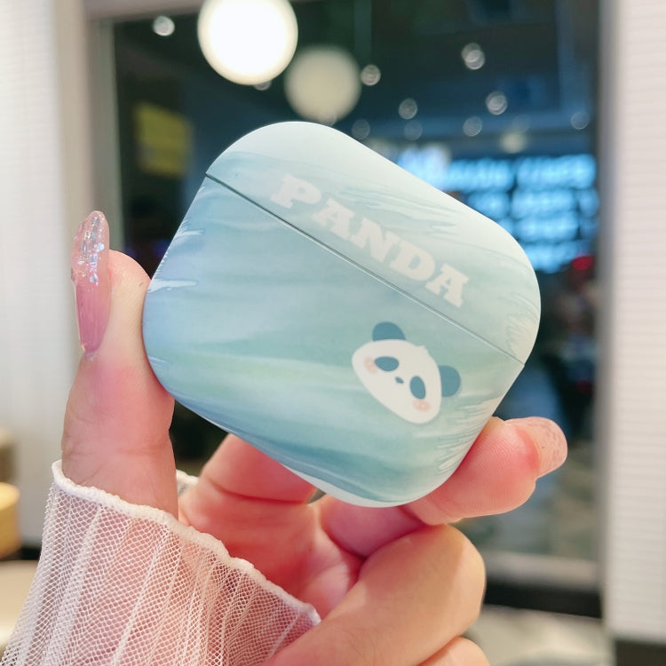 For AirPods 3 Panda PC Matte Earphone Protective Case - For AirPods 3 by PMC Jewellery | Online Shopping South Africa | PMC Jewellery | Buy Now Pay Later Mobicred