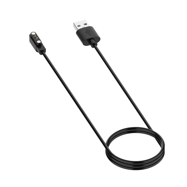 For Xiaomi HayLou Smart Watch 2 Pro Smart Watch Magnetic Charging Cable, Length: 1m(Black) - Charger by PMC Jewellery | Online Shopping South Africa | PMC Jewellery | Buy Now Pay Later Mobicred