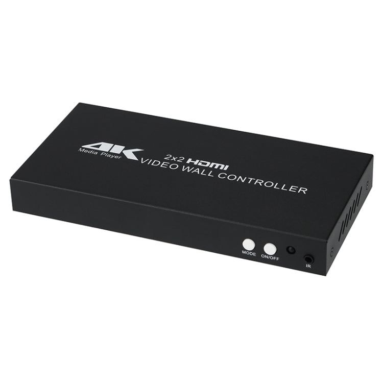 XP02 4K 2x2 HDMI Video Wall Controller Multi-screen Splicing Processor, Style:Ordinary(UK Plug) - Splitter by PMC Jewellery | Online Shopping South Africa | PMC Jewellery | Buy Now Pay Later Mobicred