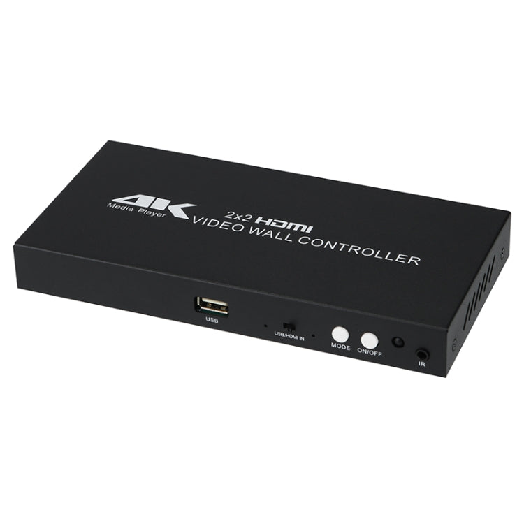 XP03 4K 2x2 HDMI Video Wall Controller Multi-screen Splicing Processor, Style:Playback Version(US Plug) - Splitter by PMC Jewellery | Online Shopping South Africa | PMC Jewellery | Buy Now Pay Later Mobicred