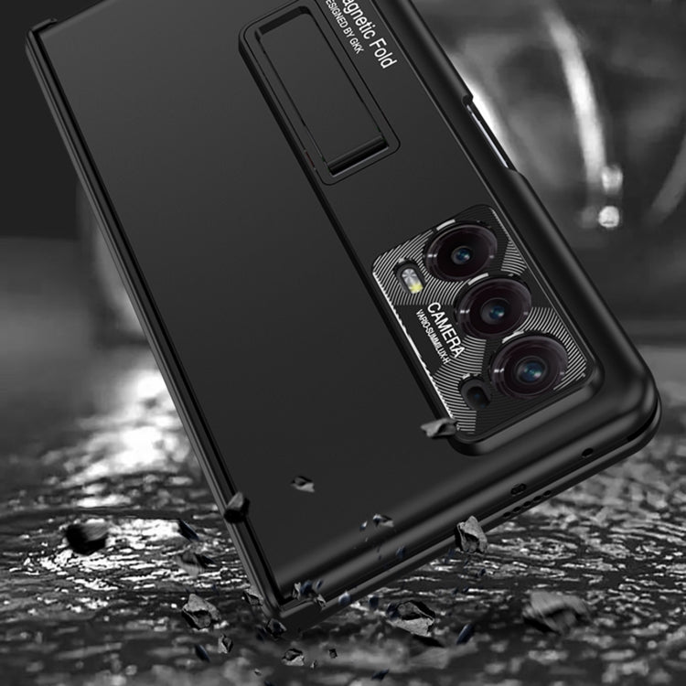 For Honor Magic V2 GKK Integrated Privacy Magnetic Folding Hinge All-inclusive Phone Case(Purple) - free shipping - PMC Jewellery - Order now!