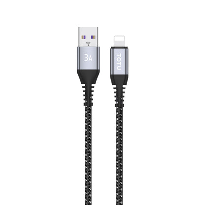 TOTU CB-5-L 15W USB to 8 Pin Data Cable, Length: 1m(Grey) - Normal Style Cable by TOTUDESIGN | Online Shopping South Africa | PMC Jewellery | Buy Now Pay Later Mobicred