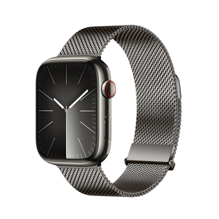 For Apple Watch Series 8 41mm DUX DUCIS Milanese Pro Series Stainless Steel Watch Band(Graphite) - Watch Bands by DUX DUCIS | Online Shopping South Africa | PMC Jewellery