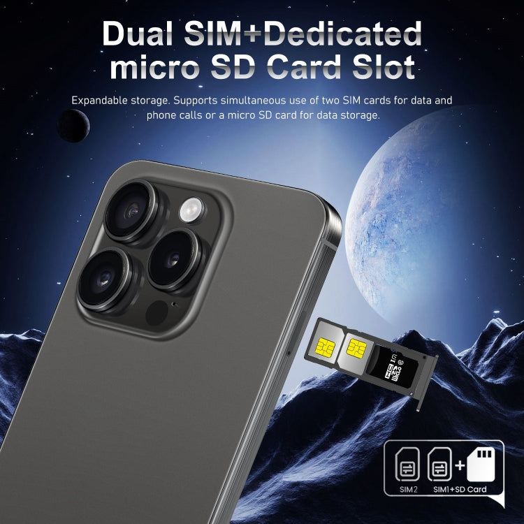 i15 Pro Max / VD1, 3GB+32GB, 6.79 inch Screen, Face Identification, Android 8.1 MTK6753 Octa Core, Network: 4G, Dual SIM(White) - free shipping - PMC TechLife - Order now!