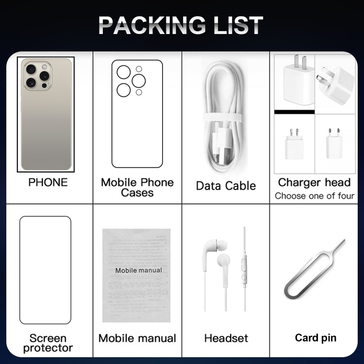 i15 Pro Max / VD1, 3GB+32GB, 6.79 inch Screen, Face Identification, Android 8.1 MTK6753 Octa Core, Network: 4G, Dual SIM(Gold) -  by PMC TechLife | Online Shopping South Africa | PMC TechLife