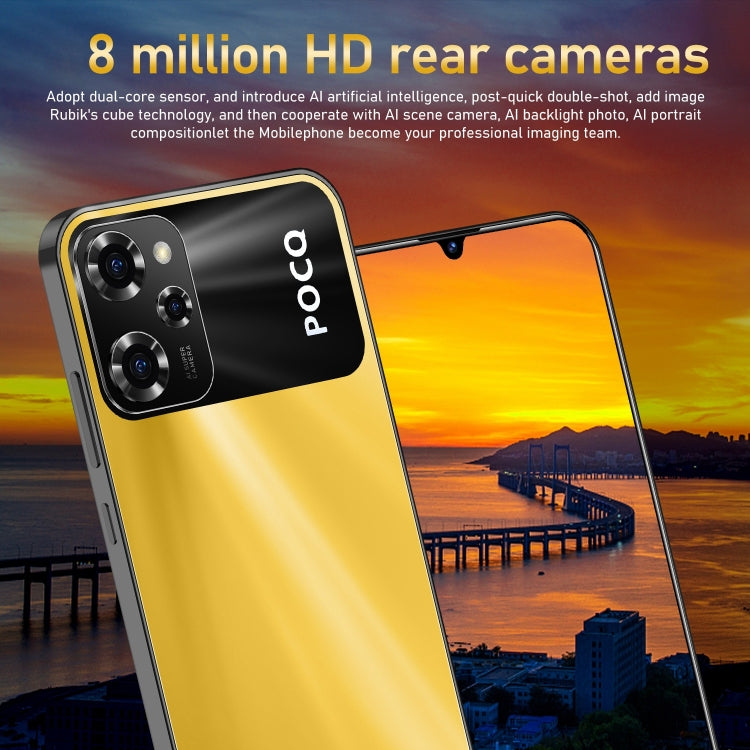 X5 Pro / X17, 2GB+16GB, 6.49 inch Face Identification Android 8.1 MTK6580A Quad Core, Network: 3G, Dual SIM(Yellow) -  by PMC Jewellery | Online Shopping South Africa | PMC Jewellery