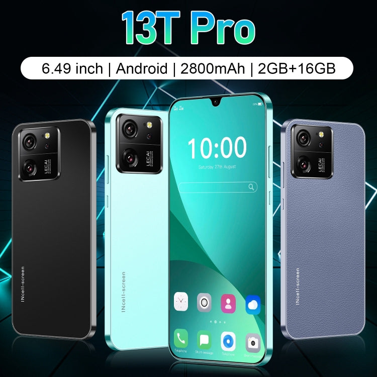 13T Pro / X18, 2GB+16GB, 6.49 inch Face Identification Android 8.1 MTK6580A Quad Core, Network: 3G, Dual SIM(Blue) -  by PMC Jewellery | Online Shopping South Africa | PMC Jewellery