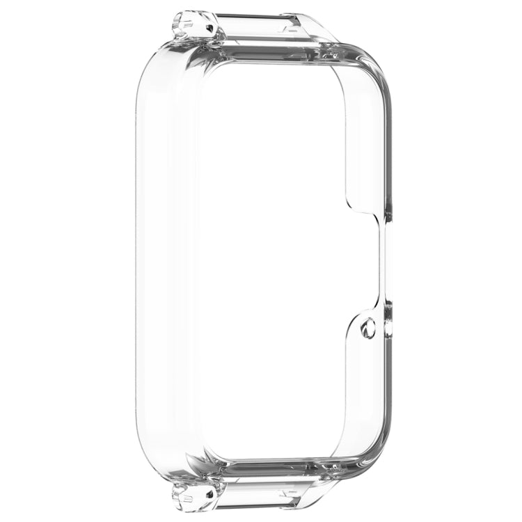 For Samsung Galaxy Fit 3 12mm Half Coverage Hollowed PC Watch Protective Case(Transparent White) - Watch Cases by PMC Jewellery | Online Shopping South Africa | PMC Jewellery