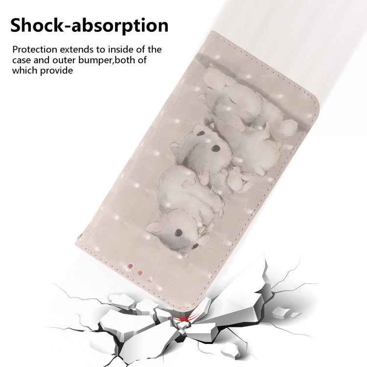 For Google Pixel 9 Pro 3D Colored Horizontal Flip Leather Phone Case(Squirrels) - Google Cases by PMC TechLife | Online Shopping South Africa | PMC TechLife | Buy Now Pay Later Mobicred