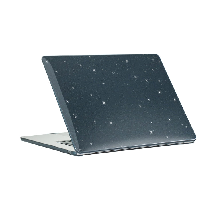 For MacBook Air 15.3 2024  A2941 (M2)/A3114 (M3) Gypsophila Laptop Protective Case(Black) - MacBook Air Cases by PMC Jewellery | Online Shopping South Africa | PMC Jewellery | Buy Now Pay Later Mobicred