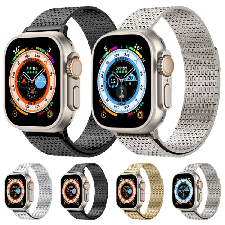 For Apple Watch Series 4 40mm Milanese Loop Magnetic Clasp Stainless Steel Watch Band(Silver) - Watch Bands by PMC Jewellery | Online Shopping South Africa | PMC Jewellery