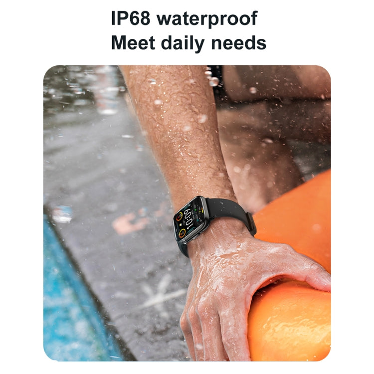 HD12 1.75 inch IP68 Waterproof Smart Watch, Support Blood Oxygen Monitoring(Pink) - Smart Wristbands by PMC Jewellery | Online Shopping South Africa | PMC Jewellery