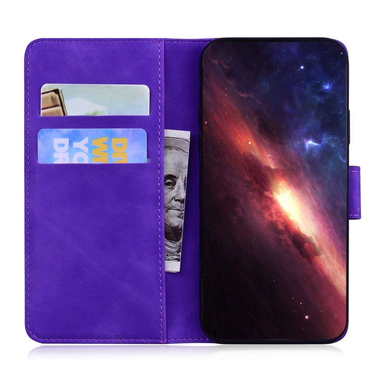 For Google Pixel 9 Pro Skin Feel Pure Color Flip Leather Phone Case(Purple) - Google Cases by PMC Jewellery | Online Shopping South Africa | PMC Jewellery | Buy Now Pay Later Mobicred