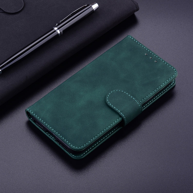 For Google Pixel 9 Pro Skin Feel Pure Color Flip Leather Phone Case(Green) - Google Cases by PMC TechLife | Online Shopping South Africa | PMC TechLife | Buy Now Pay Later Mobicred