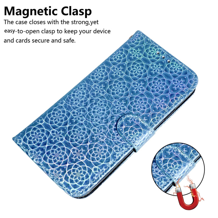 For Google Pixel 9 Pro Colorful Magnetic Buckle Leather Phone Case(Blue) - Google Cases by PMC Jewellery | Online Shopping South Africa | PMC Jewellery | Buy Now Pay Later Mobicred