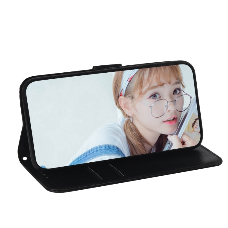 For Google Pixel 9 Colorful Magnetic Buckle Leather Phone Case(Black) - Google Cases by PMC TechLife | Online Shopping South Africa | PMC TechLife | Buy Now Pay Later Mobicred