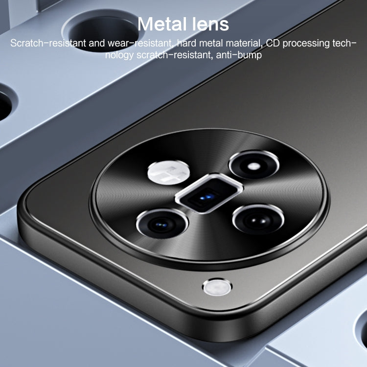 For OPPO Find X7 R-JUST RJ-61 Electroplating Frosted TPU + PC Phone Case(Grey) - Find X7 Cases by R-JUST | Online Shopping South Africa | PMC TechLife