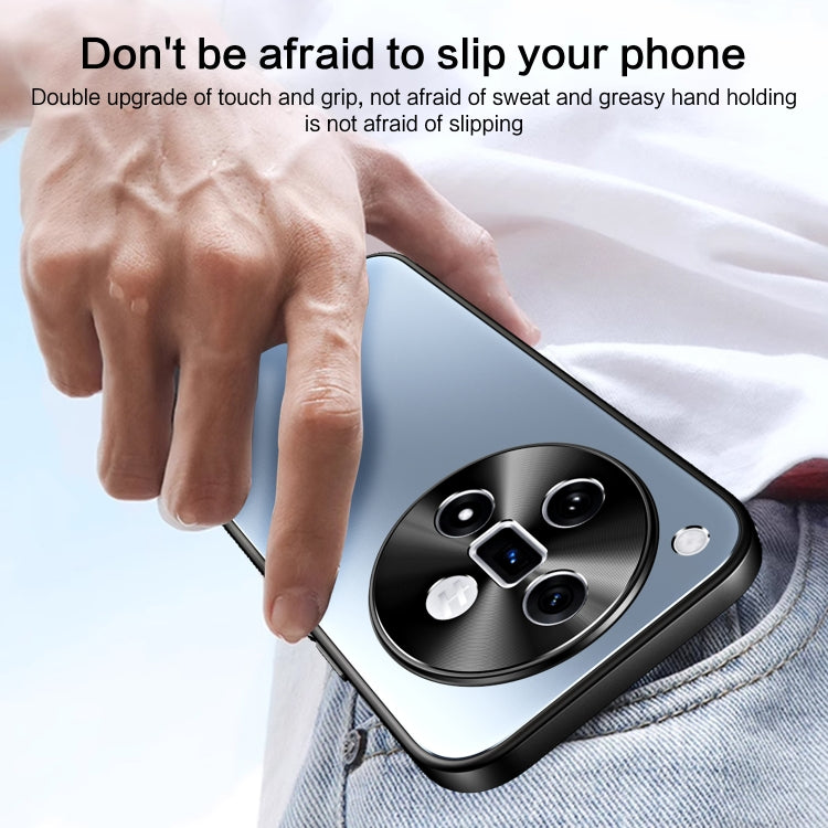 For OPPO Find X7 R-JUST RJ-61 Electroplating Frosted TPU + PC Phone Case(Grey) - Find X7 Cases by R-JUST | Online Shopping South Africa | PMC TechLife