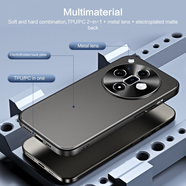 For OPPO Find X7 R-JUST RJ-61 Electroplating Frosted TPU + PC Phone Case(Pink) - Find X7 Cases by R-JUST | Online Shopping South Africa | PMC TechLife