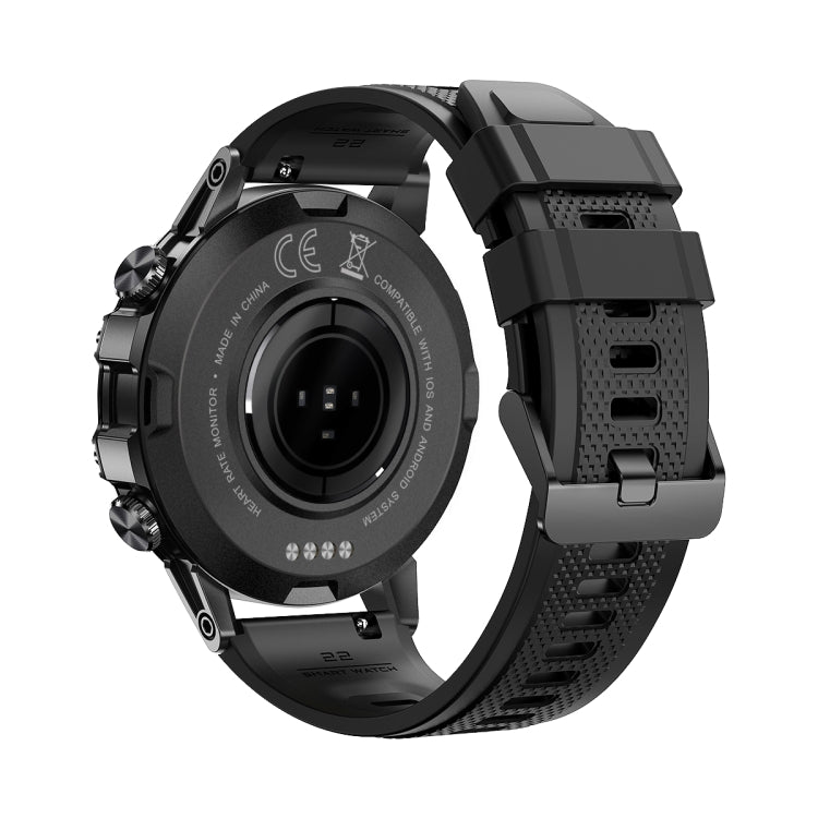 LEMFO K52 1.39 inch IPS Square Screen Smart Watch Supports Bluetooth Calls(Black) - free shipping - PMC TechLife - Order now!