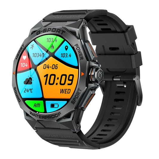 LEMFO K62 1.43 inch AMOLED Round Screen Smart Watch Supports Bluetooth Calls(Black) - Smart Watches by LEMFO | Online Shopping South Africa | PMC Jewellery | Buy Now Pay Later Mobicred