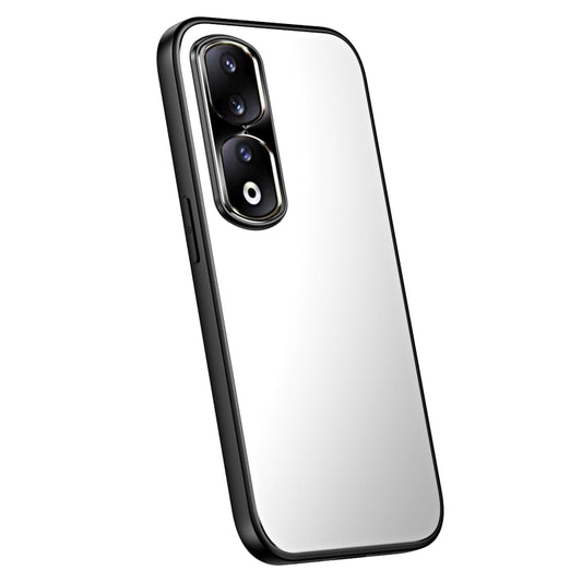 For Honor 90 R-JUST RJ-61 Electroplating Frosted TPU + PC Phone Case(Silver) - Honor Cases by R-JUST | Online Shopping South Africa | PMC Jewellery