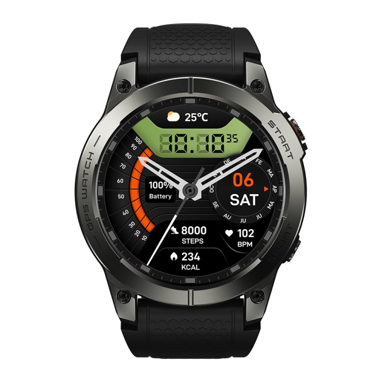 Zeblaze Stratos 3 Pro 1.43 inch AMOLED Screen Sports Smart Watch Support Bluetooth Call(Black) - free shipping - PMC TechLife - Order now!