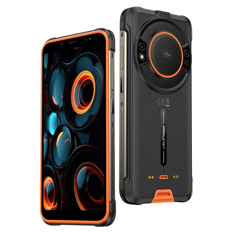 [HK Warehouse] Ulefone Power Armor 16S Rugged Phone, 8GB+128GB, 9600mAh Battery, Side Fingerprint, 5.93 inch Android 13 Unisoc T616 Octa Core up to 2.0GHz, Network: 4G, NFC, OTG(Orange) - Ulefone by Ulefone | Online Shopping South Africa | PMC Jewellery