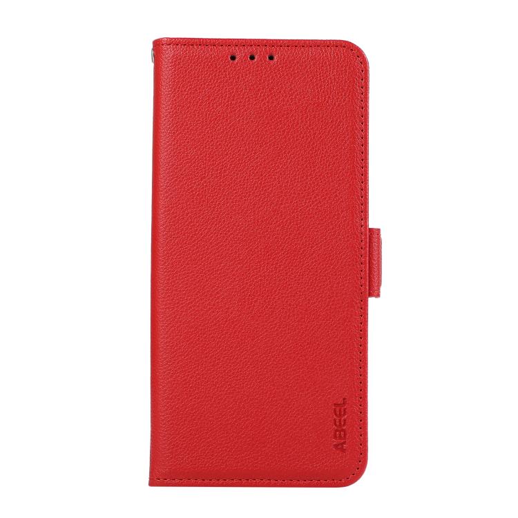 For iPhone 17 Air ABEEL Side-Magnetic Litchi Pattern Leather RFID Phone Case(Red) - free shipping - PMc TechLife - Order now!