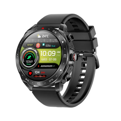 LEMFO T95 1.52 inch IPS Screen 2 in 1 Bluetooth Earphone Smart Watch Support Health Monitoring(Black) - Smart Watches by LEMFO | Online Shopping South Africa | PMC Jewellery | Buy Now Pay Later Mobicred