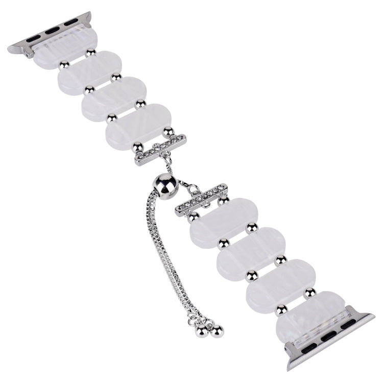 For Apple Watch Series 3 42mm Resin Retractable Chain Watch Band(Fluorescent) - free shipping - PMC TechLife - Order now!