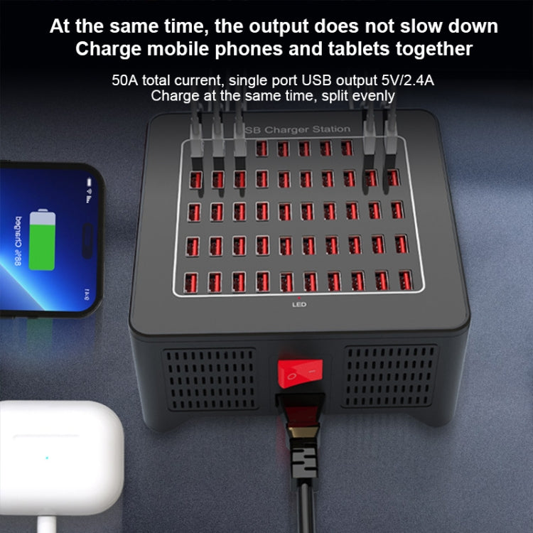 YFY-A77 250W 50 Ports USB Smart Charging Station(AU Plug) - free shipping - PMC Jewellery - Order now!