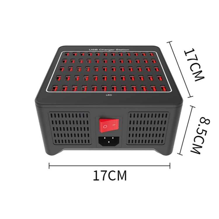 YFY-A78 300W 60 Ports USB Smart Charging Station(US Plug) - free shipping - PMC Jewellery - Order now!